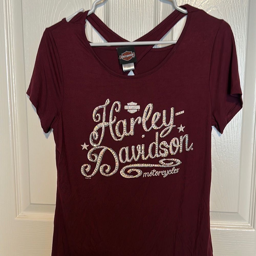 Harley Davidson women’s bling top